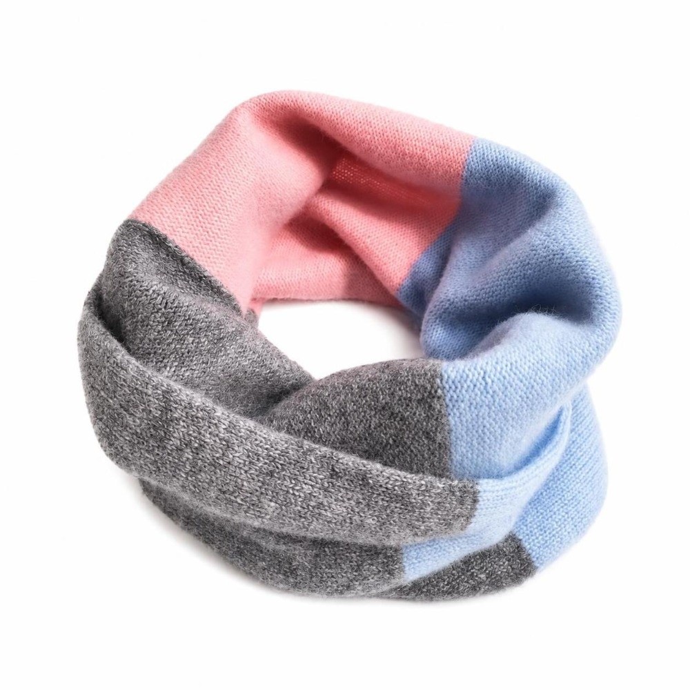 Infinity Scarf Knit - Sciarpa Infinity Morbida a Colori Sfumati,