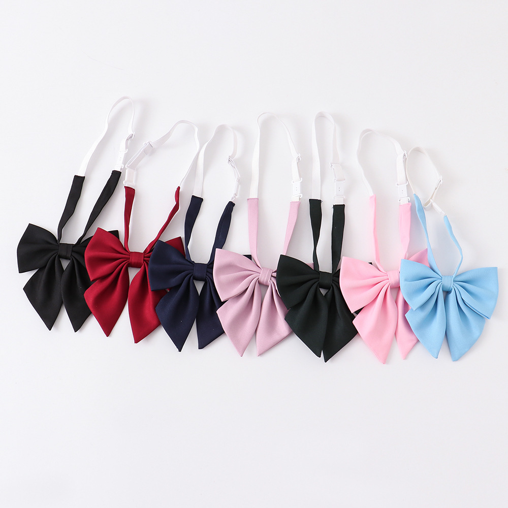 Bow Tie Pre Tied - Moda JK Papillon Solido Rosa Blu