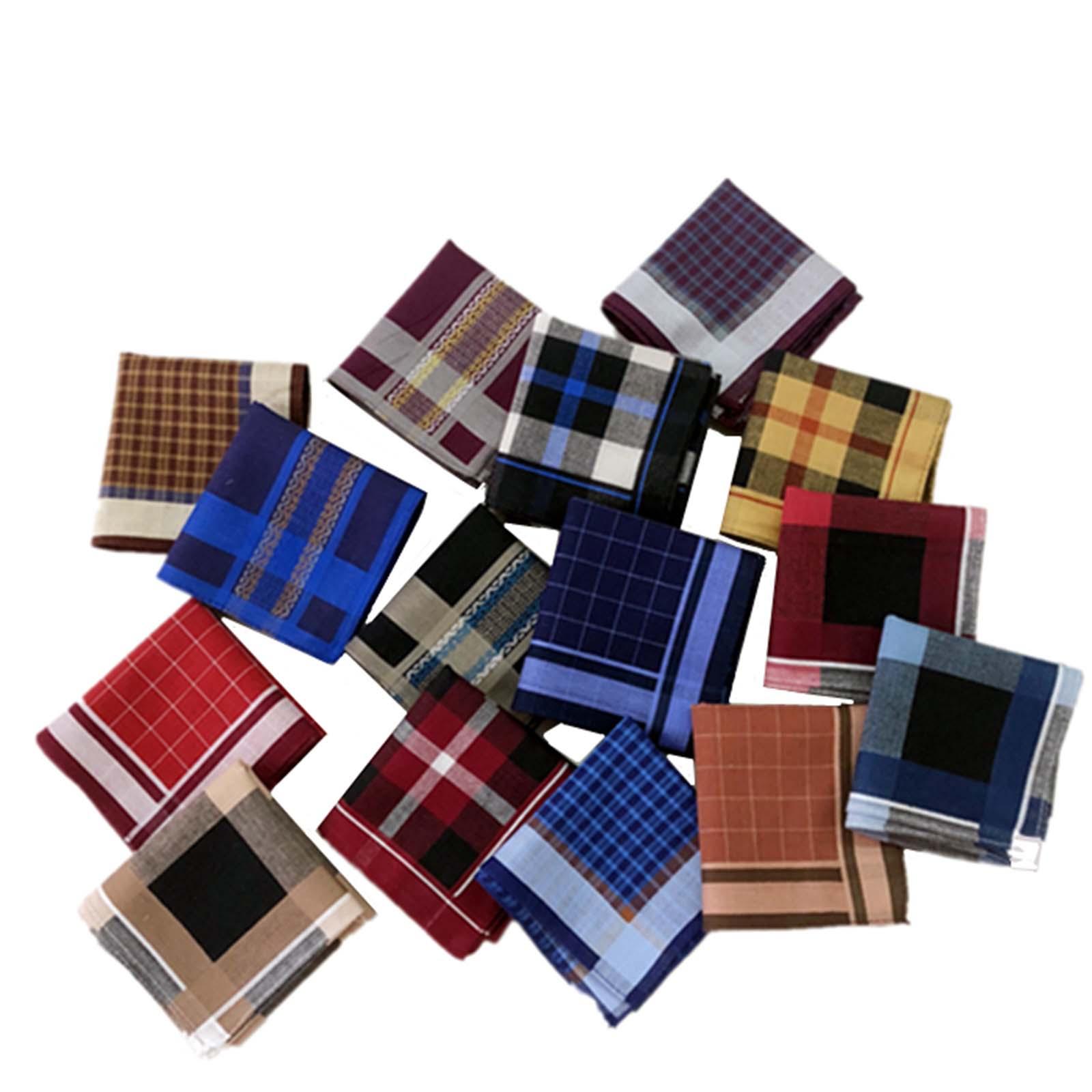 6 Pezzi di Fazzoletti a Quadri - Handkerchief Cotton Men recensione e prezzo