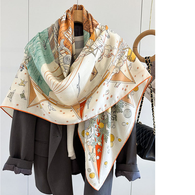 Sciarpa coperta di lana di lus - Woven Scarf Blanket recensione e prezzo